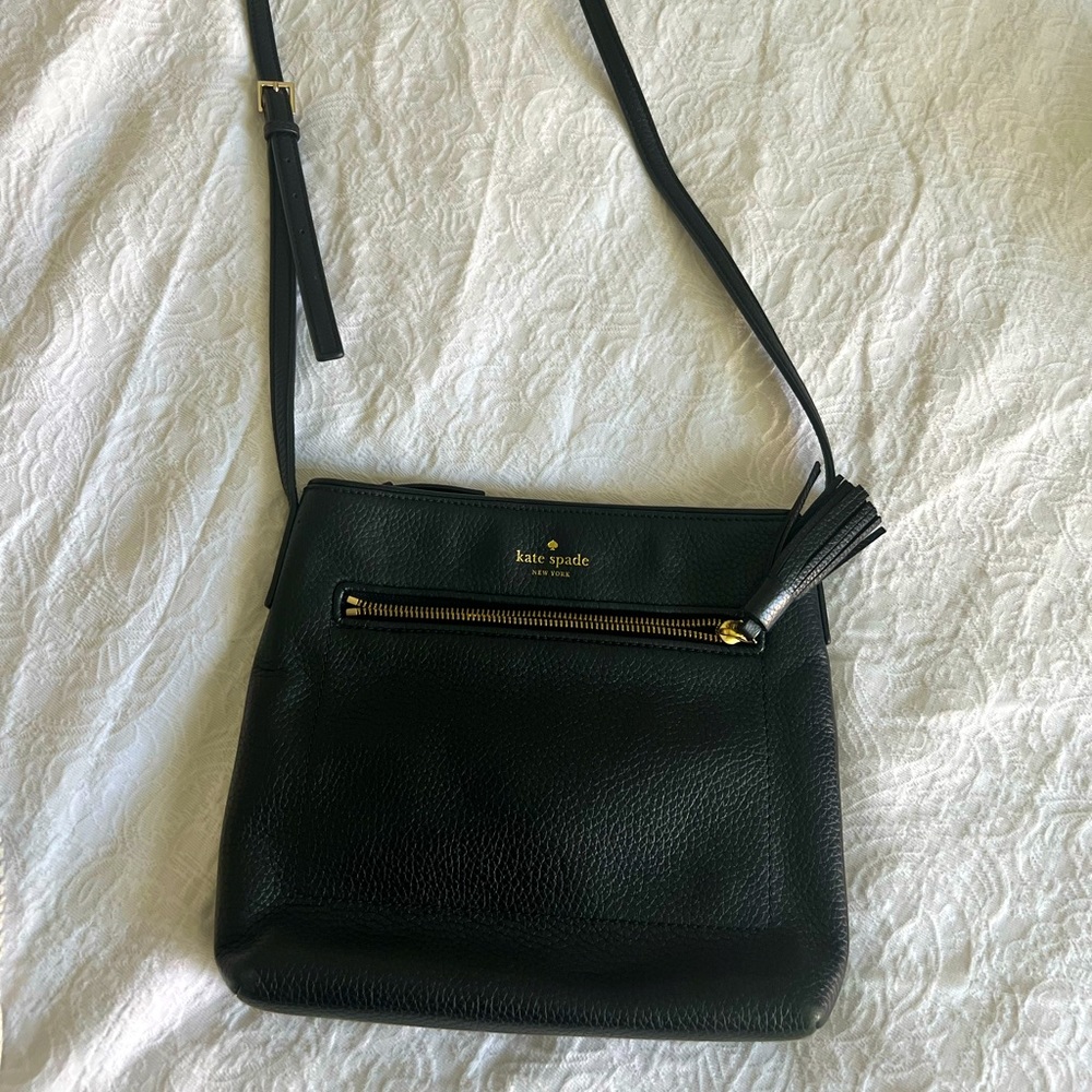 Kate Spade - Black crossbody purse - great condition